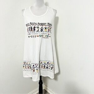 Roots Rasta Reggae Rhythm Women’s XXL  Beach Wear Graphic Shirt Cozumel Mexico